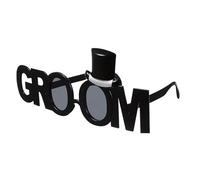 Hrtyvhin Stravaganti occhiali da sposa in plastica per sposi ospiti Occhiali da ricevimento giocosi Comodi accessori per costumi da festa Occhiali da festa per matrimoni