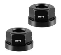 Hrtyvhin Universals Alloys Biciclette Dadi Mozzo in Lega di Alluminio Viti per Fixed Gear Mountain Bikes Installazione rapida del dado del mozzo della ruota