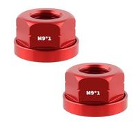 Hrtyvhin Universals Alloys Biciclette Dadi Mozzo in Lega di Alluminio Viti per Fixed Gear Mountain Bikes Installazione rapida del dado del mozzo della ruota