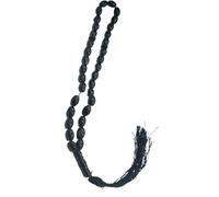 Hrtyvhin Versatile braccialetto ovale con perle di preghiera, 33 perle lisce e delicate sulla pelle, per la creazione di gioielli e decorazioni per la casa, in acrilico Muzannu, Taglia unica, come