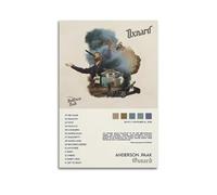 HRUERYWRBTT Anderson Album Paak Oxnard Poster estetico da parete su tela vintage poster decorativo per soggiorno camera da letto decorazione 60 x 90 cm senza cornice