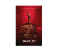HRUERYWRBTT Bag of Lies, Poster estetico da parete su tela, vintage, decorativo, per soggiorno, camera da letto, camera da letto, 50 x 75 cm, senza cornice
