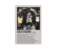 HRUERYWRBTT Bladee - Stampa artistica da parete su tela, stile vintage, motivo: Cold Visions, decorazione per soggiorno, camera da letto, 30 x 45 cm, senza cornice