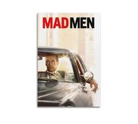 HRUERYWRBTT Mad Men Serie TV 2 poster, decorazione artistica da parete su tela, stile vintage, decorazione per soggiorno, camera da letto, 50 x 75 cm, senza cornice