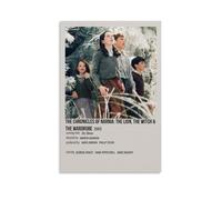 HRUERYWRBTT Poster con le cronache di Narnia, decorazione artistica da parete su tela, stile vintage, per soggiorno, camera da letto, 50 x 75 cm, senza cornice