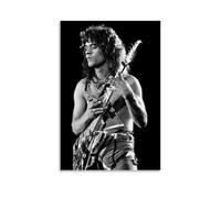 HRUERYWRBTT Van Halen - Poster estetici da parete su tela, vintage, decorazione per soggiorno, camera da letto, 40 x 60 cm, senza cornice, stile