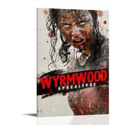 HRUERYWRBTT Wyrmwood - Poster con apocalisse, decorazione artistica da parete su tela, stile vintage, per soggiorno, camera da letto, 50 x 75 cm, con cornice