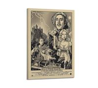 HRUERYWRBTT Young Frankenstein - Poster estetico da parete su tela, vintage, decorativo, per soggiorno, camera da letto, 30 x 45 cm, con cornice