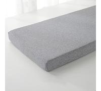 Hruile Cuscino antiscivolo per panca da 80/100/120/150/160/180/220/260 cm, cuscino antiscivolo per mobili da interni, per sedie lunghe, patio, sala da pranzo, schienale e materasso, con lacci di