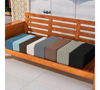 Hruile Cuscino rettangolare per bracciolo del divano, per letto singolo, matrimoniale, king size, con cerniera, cuscino rettangolare per braccioli e testiera, supporto per il collo (50 x 20 x 20 cm,