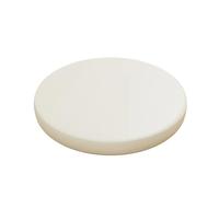 Hruile Cuscino rotondo per sedia in ecopelle, con memory foam, di supporto, impermeabile, per interni, decorazione per casa, cucina, sala da pranzo, bistrò, bar, patio e giardino (35 cm, beige)