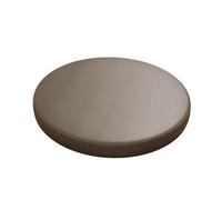 Hruile Cuscino rotondo per sedia in ecopelle, con memory foam, di supporto, impermeabile, per interni, decorazione per casa, cucina, sala da pranzo, bistrò, bar, patio e giardino (40 cm, caffè)