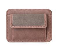 HRWLY Custodia for carte ultrasottile in tela cerata a olio vintage Borsa for carte di credito in pelle da uomo e da donna(black-Soul Eater1)