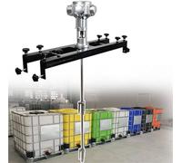 Hrxllb Agitatore d'aria IBC, miscelatore elettrico per serbatoio 1/2 CV 3/4 PS 1 CV, velocità a vuoto: 0 - 2500 giri/min, miscelatore pneumatico, miscelatore di colore con staffa, agitatore d'aria (3