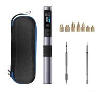 HS-02A - Kit saldatrice per dadi con stampa 3D con pressa a caldo e punte multiple per un posizionamento preciso dei dadi da M2 a M8 in modelli stampati in 3D (set di dadi)