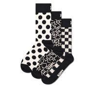 Hs By Happy Socks Calzini Lunghi Black And White Gift Set 3 Paia