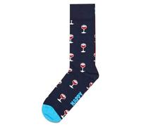 Happy Socks Set regalo con 2 paia di calzini da vino in cotone sostenibile - calzini divertenti e colorati per gli amanti del vino