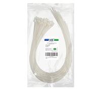 HS Fascette extra lunghe con cerniera, resistenti, confezione da 50 pezzi, spessore 0,35 cm, in plastica resistente, 79,4 kg, colore: trasparente, bianco, con cerniera grande, 76 cm per HVAC,