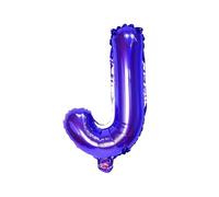 HS - Palloncino a forma di lettera di film, 40 cm, decorazione per matrimoni, compleanni, feste (viola, lettera J)