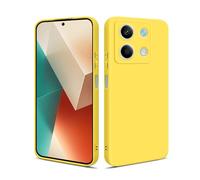 HS Products HSP Cover per Xiaomi Redmi Note 13 5G - Opaca, Antiurto & Perfettamente Aderente | Custodia in Silicone TPU Colorato con Protezione Fotocamera, Anti-Impronte & Antipolvere - Giallo