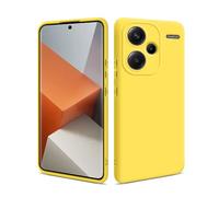 HS Products HSP Cover per Xiaomi Redmi Note 13 Pro+ 5G - Opaca, Antiurto & Perfettamente Aderente | Custodia in Silicone TPU Colorato con Protezione Fotocamera, Anti-Impronte & Antipolvere - Giallo