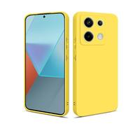HS Products HSP Cover per Xiaomi Redmi Note 13 Pro 5G - Opaca, Antiurto & Perfettamente Aderente | Custodia in Silicone TPU Colorato con Protezione Fotocamera, Anti-Impronte & Antipolvere - Giallo