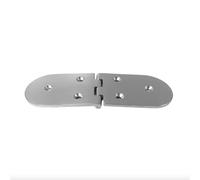 HS0098 Cerniere in acciaio inox doppia cerniera semicircolare staffa cerniera acciaio pesante acciaio inox V4A AISI 316 angolo di apertura inferiore 190 x 65 x 4 mm resistente alla corrosione