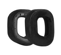 HS80 RGB, cuscinetti auricolari di ricambio per cuffie wireless Corsair HS80 RGB, cuscinetti auricolari in velluto compatibili con Corsair HS80 RGB USB Max Wired HS80 RGB (velluto nero)