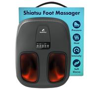 HSA/FSA Eligib - Massaggiatore per piedi Shiatsu con calore e impastamento profondo, allevia fascite plantare, neuropatia e affaticamento del piede, con calore regolabile e 3 impostazioni di