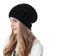 HSAJS Cappello Invernale da Donna Beanie Caldo Foderato Unisex Berretto Snow Knit Slouchy Chunky Scaldacollo Uomo Cappelli Termic Berretti Stile Pigro Morbido