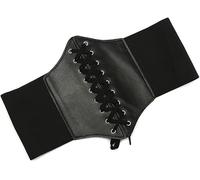 HSAJS Cintura Corsetto Stringata Elastica Regolabile Vita Alta Stile Gotico Elegante Donna