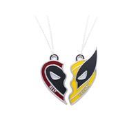 HSAJS Collana Donna Amicizia Cuore Diviso Design Unico Catena Lunga Moda Regalo Compleanno