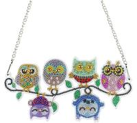 HSAJS Kit Per Pittura Diamante Gatti Romantici Diy Accessori Completi Per Creazione Mosaici Decorazioni Per La Casa Hobby Creativi Kit Di Pittura Diamante Per Adulti E Bambini(Owl)