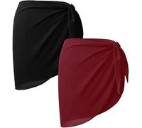 HSAJS Pareo Avvolgente Elegante Copricostume Gonna Spiaggia Annodabile Costume Bagno Donna Vacanza Estate