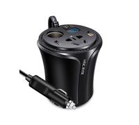 HSC-108B Inverter per auto DC 12V a AC 220V con porta QC3.0 e caricatore per auto dual USB