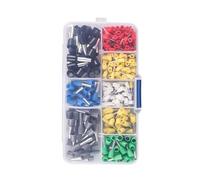 HSC8 6-4A/6-6A Puntale Crimpatrice Terminali Filo AWG 23-7 Cricchetto Auto-Regolabile Pinza Puntali Crimpatura Precisa(400 Terminal)