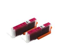 HSCJMEHT Cartuccia d'inchiostro da 2 pezzi per PGI 580XXL CLI 581XXL compatibile con TR7550 TR8550 TS6150 TS6151 TS8150 TS8151 TS8152 TS9150 TS9155(Magenta)