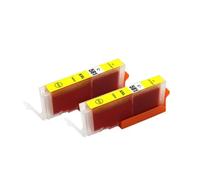 HSCJMEHT Cartuccia d'inchiostro da 2 pezzi per PGI 580XXL CLI 581XXL compatibile con TR7550 TR8550 TS6150 TS6151 TS8150 TS8151 TS8152 TS9150 TS9155(Yellow)