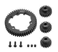 HSCJMEHT Set di pignone e ruota dentata in acciaio M1 18D 20D 22D 46D 50D 52D 54D Compatibile con Maxx 2.0 VXL 1/5 1/10(46T)