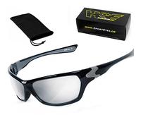HSE sporteyes Sport Occhiali Sport Occhiali da sole occhiali da ciclismo Highsider Laser Silver