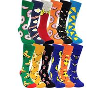 HSELL Calzini alla Moda, 12 Paia di Ciambelle, Taglia Unica Uomo