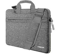 HSEOK Borsa a Tracolla per Notebook da 15,6", Borsa per Laptop Super Sottile Impermeabile, Compatibile con MacBook Air M2/16 Pro M1 M2 M3 da 15" e Altri Laptop da 15-15,6-16", D02G01-2