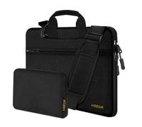 HSEOK Borsa a Tracolla Sottile per Laptop da 13"-14", Borsa a Mano con Custodia Piccola per MacBook Pro 14" M5 M4 M3 M2 M1 2025-2021, tutti i modelli da 13,3" MacBook Air/Pro, XPS 13/14,Nero