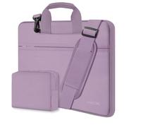 HSEOK Borsa a Tracolla Sottile per Laptop da 13"-14", Borsa a Mano con Custodia Piccola per MacBook Pro 14" M5 M4 M3 M2 M1 2025-2021, tutti i modelli da 13,3" MacBook Air/Pro, XPS 13/14,Viola