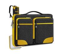 HSEOK Custodia per computer portatile 15" 15,6" 16", custodia di protezione per viaggi di casa e lavoro, giallo