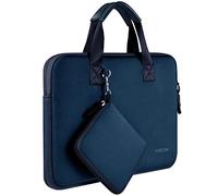 HSEOK Custodia per Laptop da 14" con Tasca Piccola, Borsa per Computer in Neoprene Compatibile con MacBook Pro 14" M4/M3/M2/M1, MacBook Air/Pro 13" e la maggior parte dei Notebook da 14",Blu