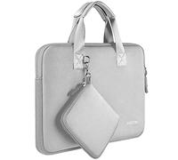 HSEOK Custodia per Laptop da 14" con Tasca Piccola, Borsa per Computer in Neoprene Compatibile con MacBook Pro 14" M5/M4/M3/M2/M1, MacBook Air/Pro 13" e la maggior parte dei Notebook da 14",Grigio