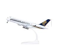 HSEYWVDJF Modello Di Aereo Di Linea In Metallo 20 Cm 1:400 Per Singapore Airlines A380 Replica In Metallo Materiale In Lega Per L'aviazione