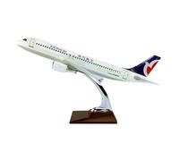 HSEYWVDJF Scala 1:100 Per Modello A320-200 Modello Di Visualizzazione Della Collezione Di Aeromobili In Lega Air Macau Con Base 36 Cm