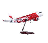 HSEYWVDJF Scala 1/80 Per Modello Di Aviazione A320 Neo Air Asia Modello Di Aereo In Resina Pressofusa Leggero Regalo Con Display Statico(No light)